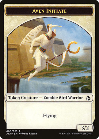 Aven Initiate Token [Amonkhet Tokens] | Magic Magpie