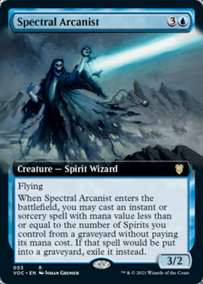 Spectral Arcanist (Extended) [Innistrad: Crimson Vow Commander] | Magic Magpie