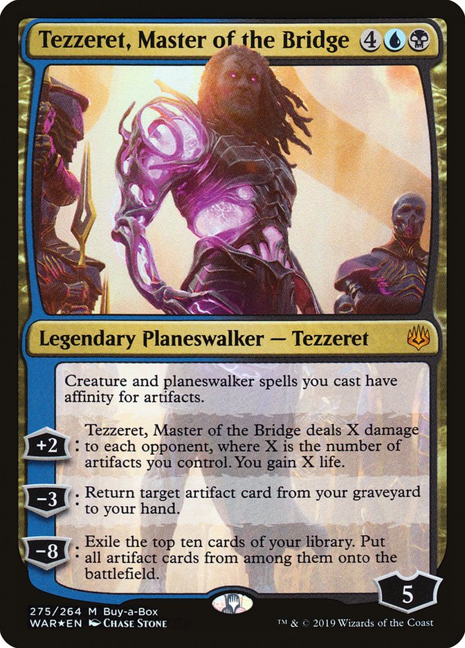 Tezzeret, Master of the Bridge (Buy-A-Box) [War of the Spark] | Magic Magpie