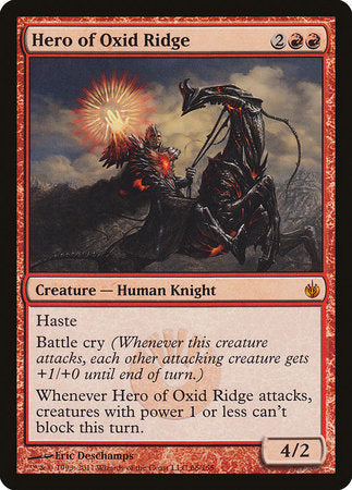 Hero of Oxid Ridge [Mirrodin Besieged] | Magic Magpie