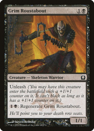 Grim Roustabout [Return to Ravnica] | Magic Magpie