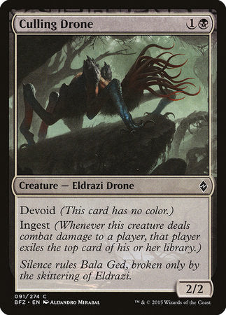 Culling Drone [Battle for Zendikar] | Magic Magpie