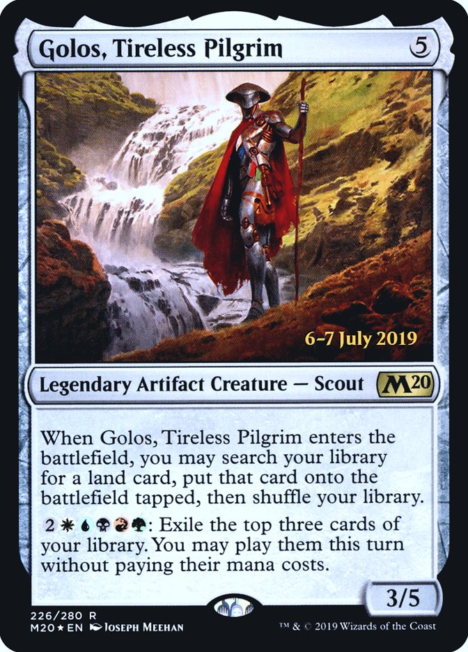 Golos, Tireless Pilgrim  [Core Set 2020 Prerelease Promos] | Magic Magpie