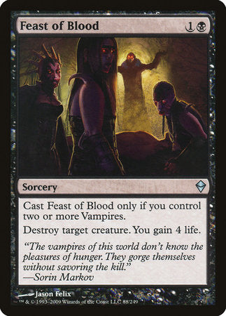 Feast of Blood [Zendikar] | Magic Magpie