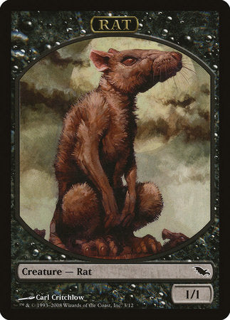 Rat Token [Shadowmoor Tokens] | Magic Magpie