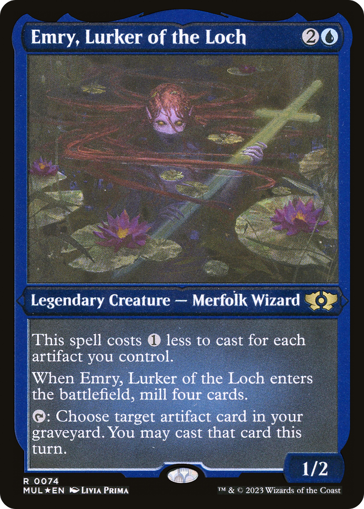 Emry, Lurker of the Loch (Foil Etched) [Multiverse Legends] | Magic Magpie