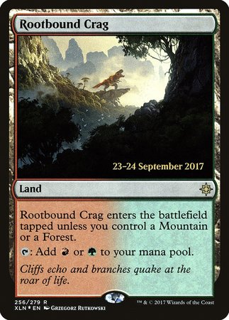 Rootbound Crag [Ixalan Promos] | Magic Magpie