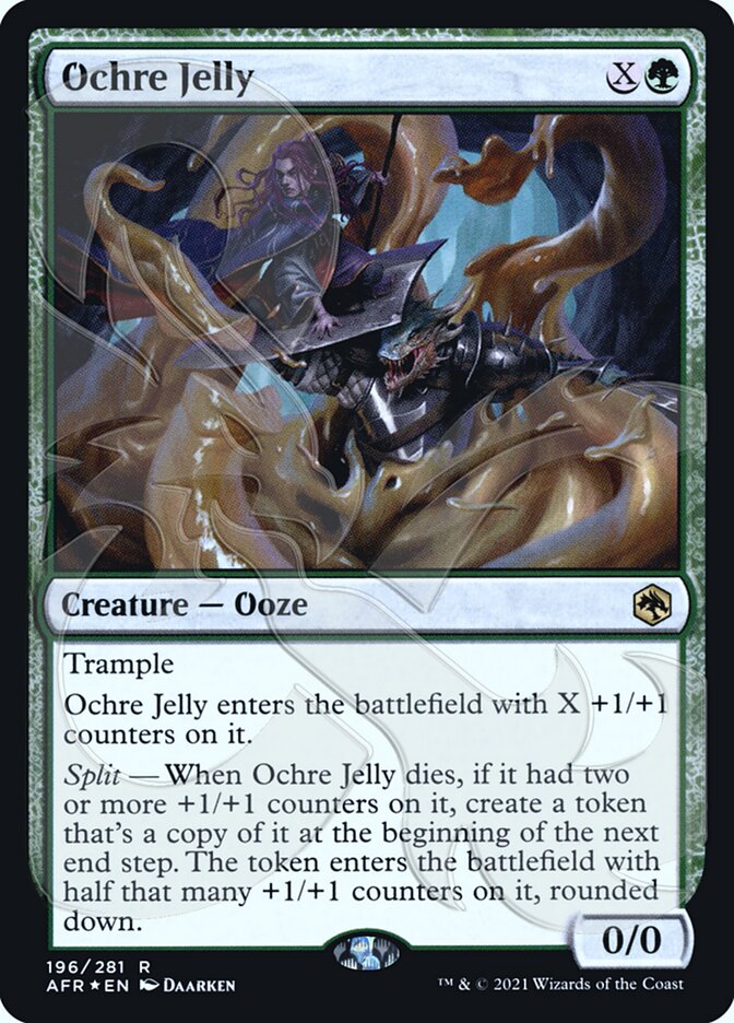 Ochre Jelly (Ampersand Promo) [Dungeons & Dragons: Adventures in the Forgotten Realms Promos] | Magic Magpie