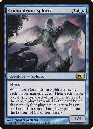 Conundrum Sphinx [Magic 2011] | Magic Magpie