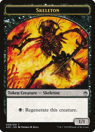 Skeleton Token (008) [Masters 25 Tokens] | Magic Magpie