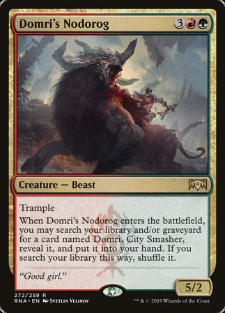 Domri's Nodorog [Ravnica Allegiance] | Magic Magpie