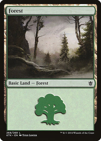 Forest (268) [Khans of Tarkir] | Magic Magpie