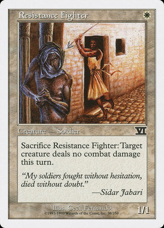 Resistance Fighter [Classic Sixth Edition] | Magic Magpie