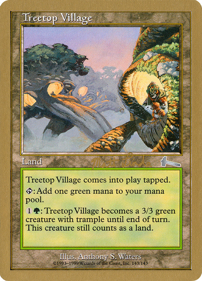 Treetop Village (Matt Linde) [World Championship Decks 1999] | Magic Magpie