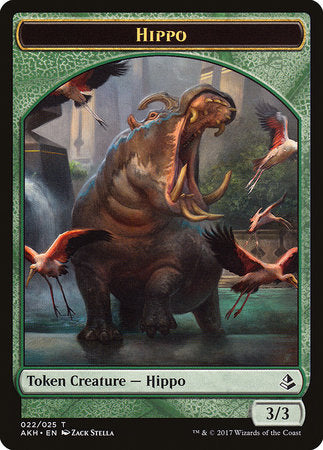 Hippo Token [Amonkhet Tokens] | Magic Magpie