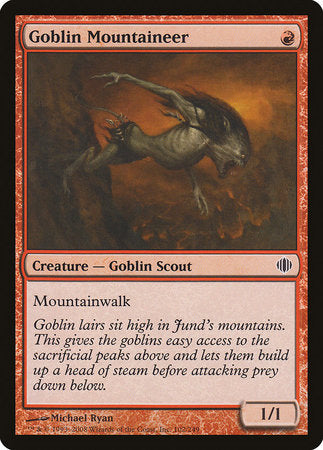 Goblin Mountaineer [Shards of Alara] | Magic Magpie