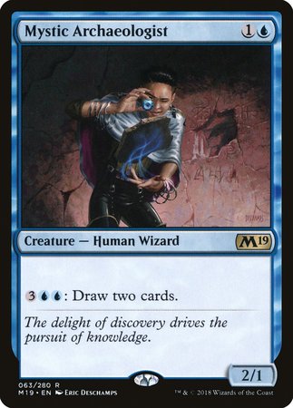 Mystic Archaeologist [Core Set 2019] | Magic Magpie