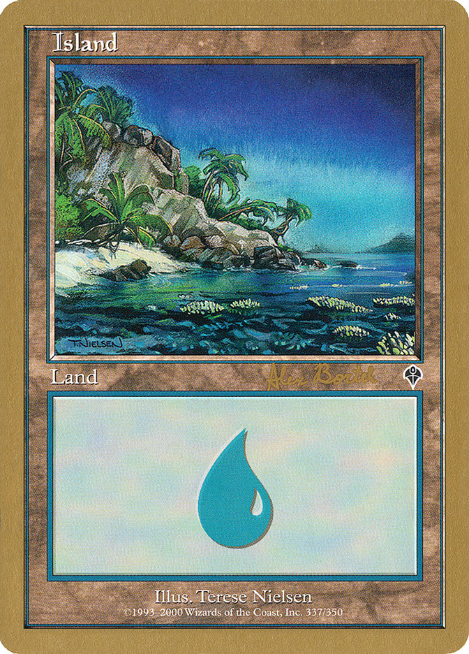 Island (ab337) (Alex Borteh) [World Championship Decks 2001] | Magic Magpie