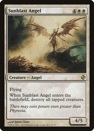 Sunblast Angel [Duel Decks: Venser vs. Koth] | Magic Magpie
