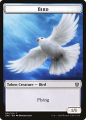 Bird // Kor Ally Double-sided Token [Zendikar Rising Commander Tokens] | Magic Magpie