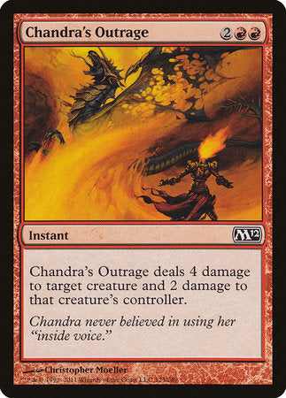 Chandra's Outrage [Magic 2012] | Magic Magpie