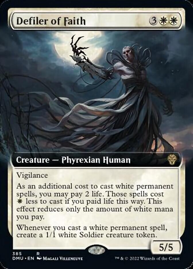 Defiler of Faith (Extended Art) [Dominaria United] | Magic Magpie