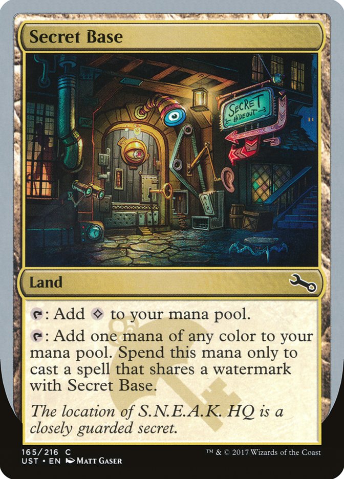 Secret Base (Artist: Matt Gaser) [Unstable] | Magic Magpie