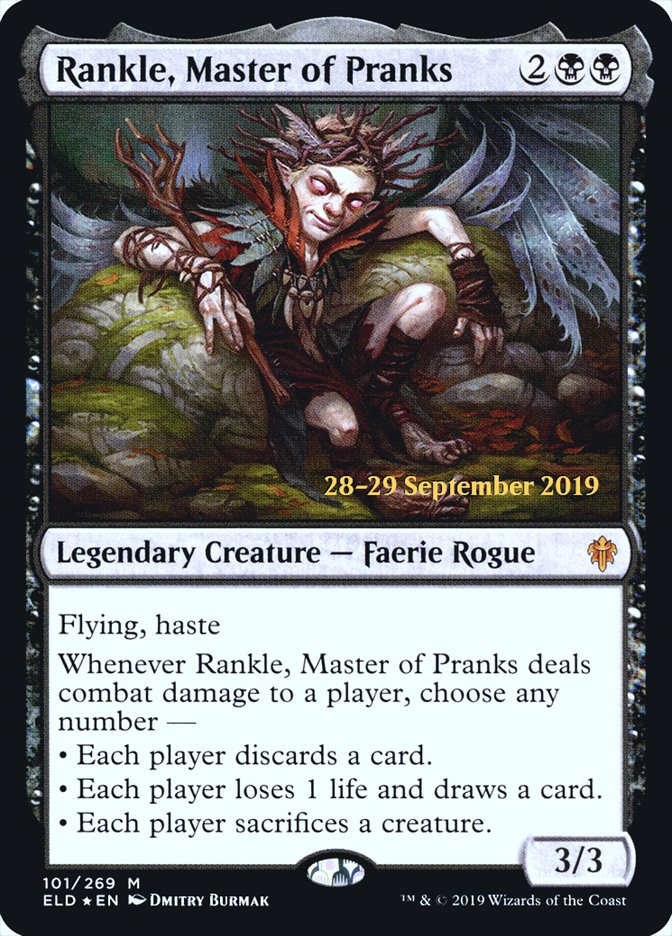 Rankle, Master of Pranks  [Throne of Eldraine Prerelease Promos] | Magic Magpie