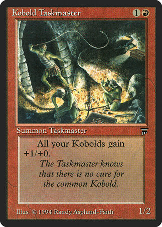 Kobold Taskmaster [Legends] | Magic Magpie