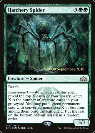 Hatchery Spider [Guilds of Ravnica Promos] | Magic Magpie