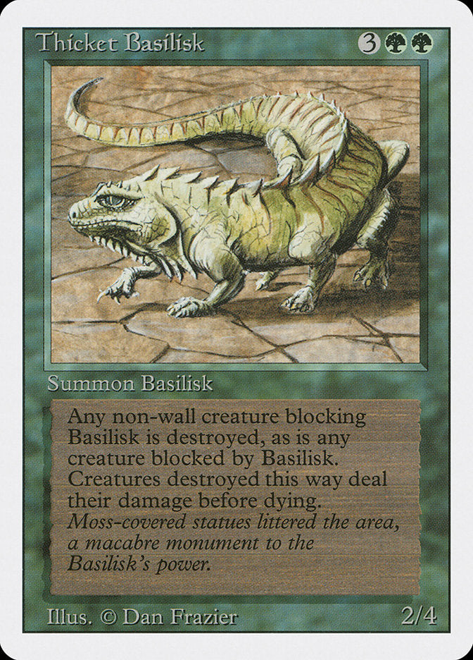 Thicket Basilisk [Revised Edition] | Magic Magpie