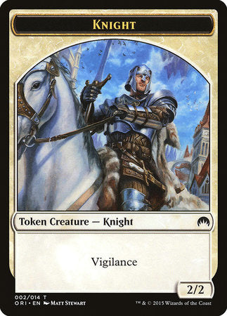 Knight Token [Magic Origins Tokens] | Magic Magpie