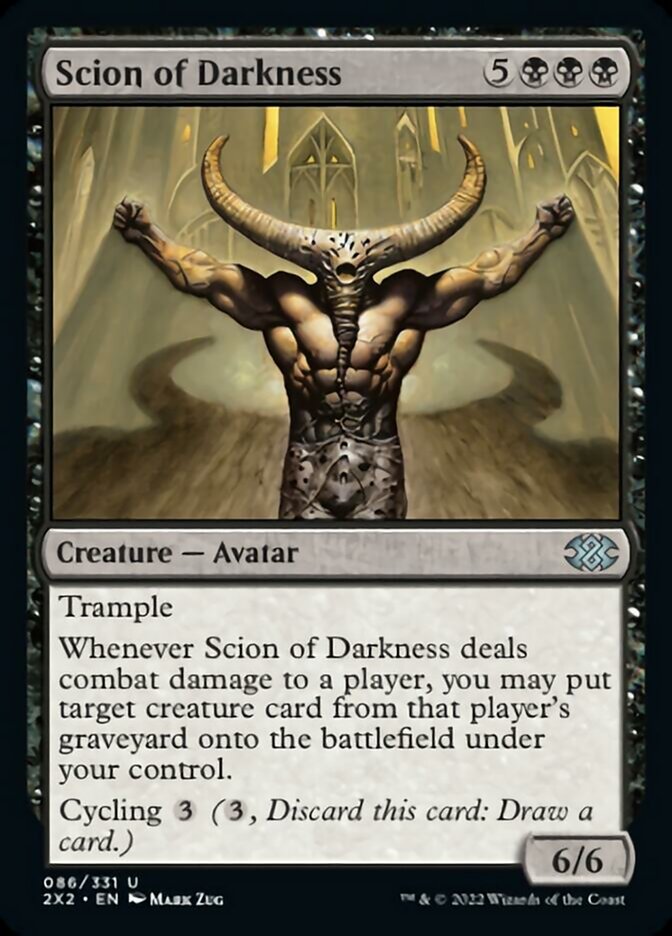 Scion of Darkness [Double Masters 2022] | Magic Magpie