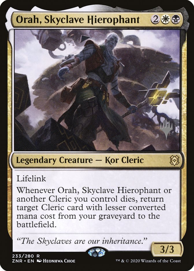 Orah, Skyclave Hierophant (Promo Pack) [Zendikar Rising Promos] | Magic Magpie