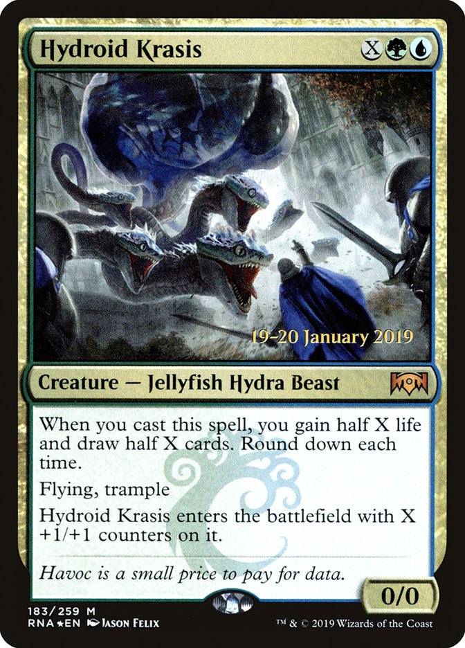 Hydroid Krasis [Ravnica Allegiance Prerelease Promos] | Magic Magpie