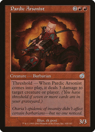 Pardic Arsonist [Torment] | Magic Magpie