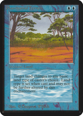 Phantasmal Terrain [Limited Edition Alpha] | Magic Magpie