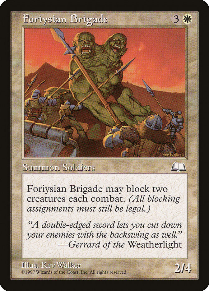 Foriysian Brigade [Weatherlight] | Magic Magpie