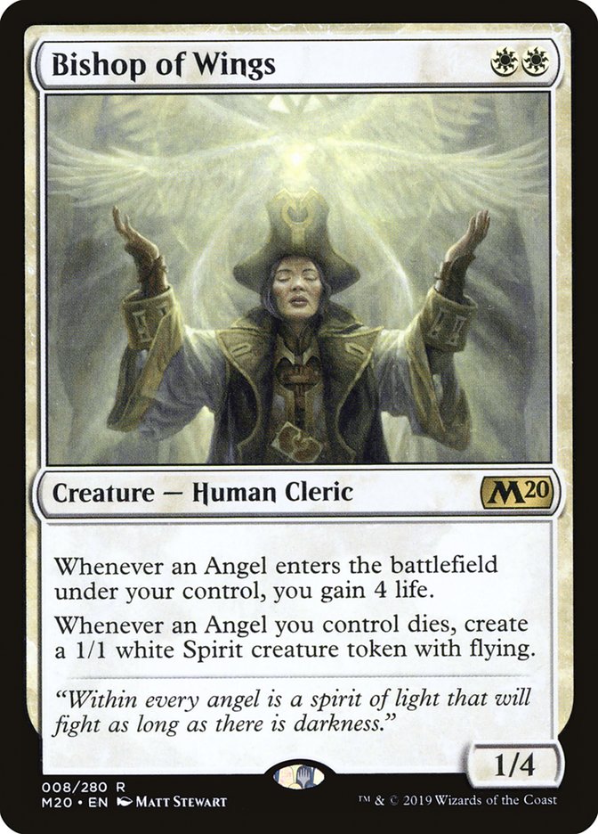 Bishop of Wings [Core Set 2020] | Magic Magpie