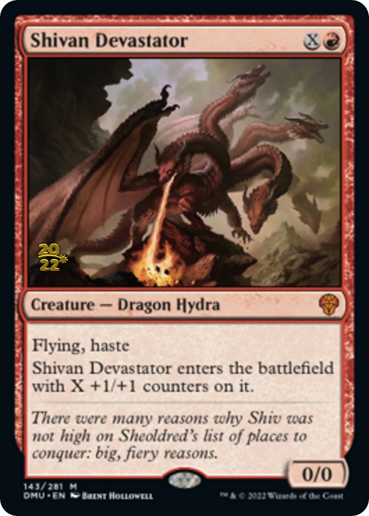 Shivan Devastator [Dominaria United Prerelease Promos] | Magic Magpie