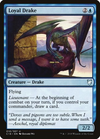 Loyal Drake [Commander 2018] | Magic Magpie