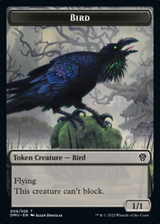 Bird Token (006) [Dominaria United Tokens] | Magic Magpie