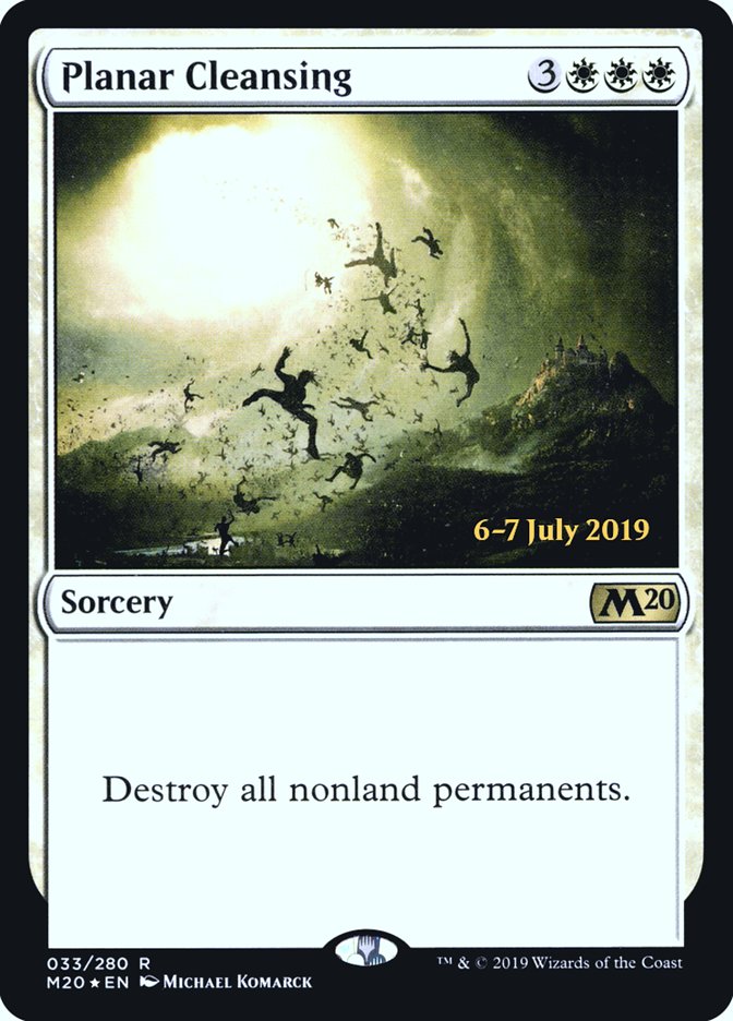 Planar Cleansing  [Core Set 2020 Prerelease Promos] | Magic Magpie