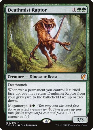 Deathmist Raptor [Commander 2019] | Magic Magpie