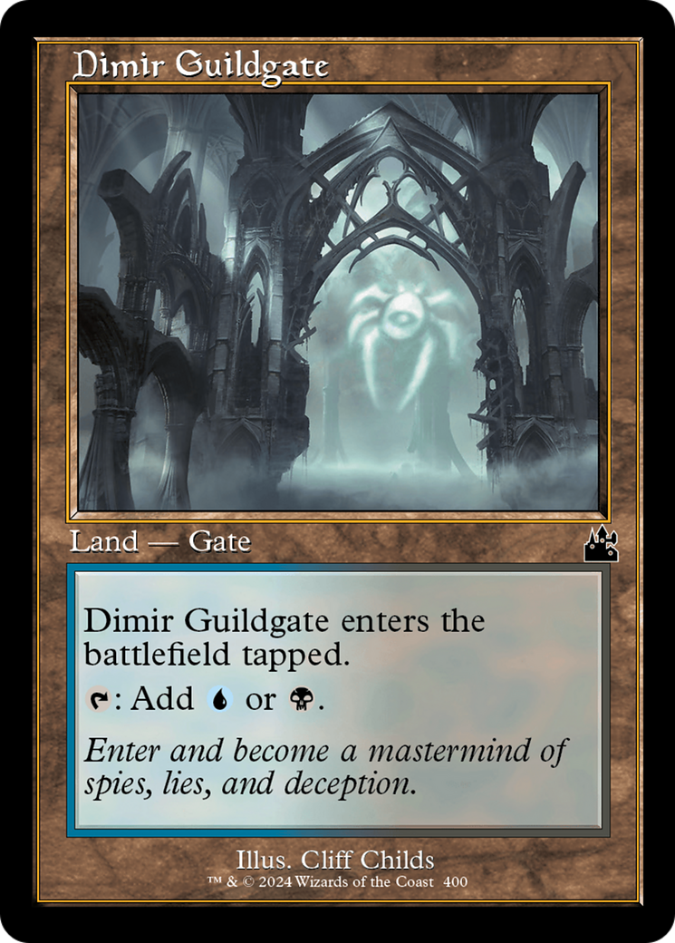 Dimir Guildgate (Retro Frame) [Ravnica Remastered] | Magic Magpie