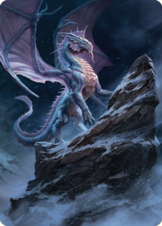 Ancient Silver Dragon Art Card (06) [Commander Legends: Battle for Baldur's Gate Art Series] | Magic Magpie