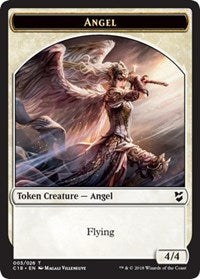 Angel // Soldier Double-sided Token [Commander 2018 Tokens] | Magic Magpie