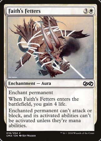 Faith's Fetters [Ultimate Masters] | Magic Magpie