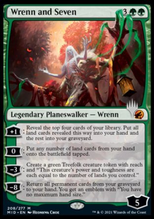 Wrenn and Seven (Promo Pack) [Innistrad: Midnight Hunt Promos] | Magic Magpie
