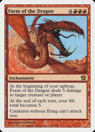 Form of the Dragon [Ninth Edition] | Magic Magpie